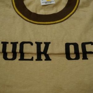 Vintage FUCK OFF hidden message T-Shirt M/S