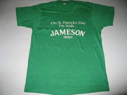 Vintage St. Patrick’s Day Irish T-Shirt Jameson Chicago S