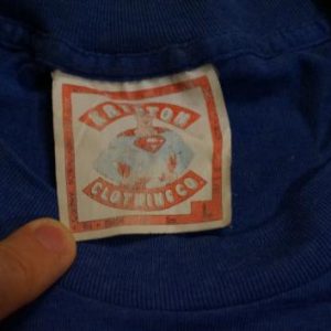 Vintage SUPERMAN Faster Than KRYPTON CLOTHING T-Shirt M/S