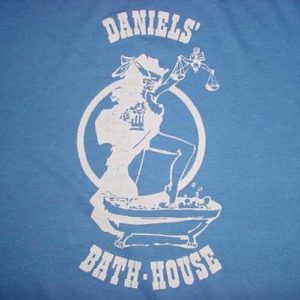 Vintage Daniels' Bath-House T-Shirt 1980s L