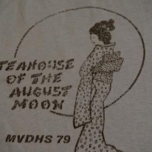 Vintage Teahouse of the August Moon T-Shirt Marlon Brando M