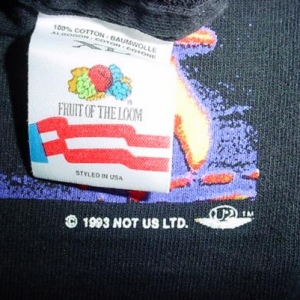 Vintage U2 T-Shirt Zoo Tv Zooropa 1993 XL