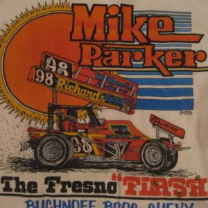 Vintage Mike Parker Fresno Flash San Jose Speedway T-Shirt M