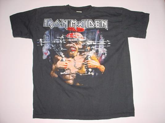 Vintage Iron Maiden X-Factor T-Shirt 1996 Euro Tour XL | Defunkd