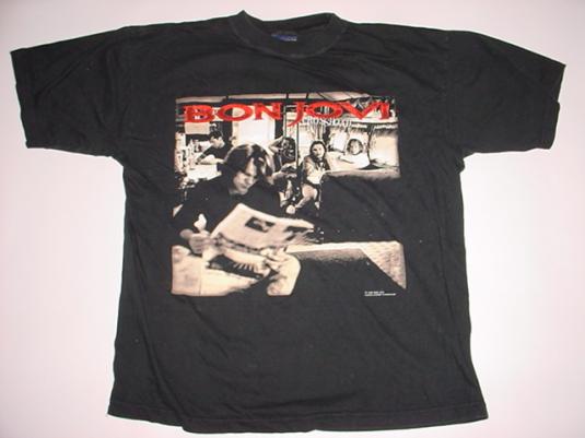 Vintage Bon Jovi CrossRoad T-Shirt 1995 XL | Defunkd