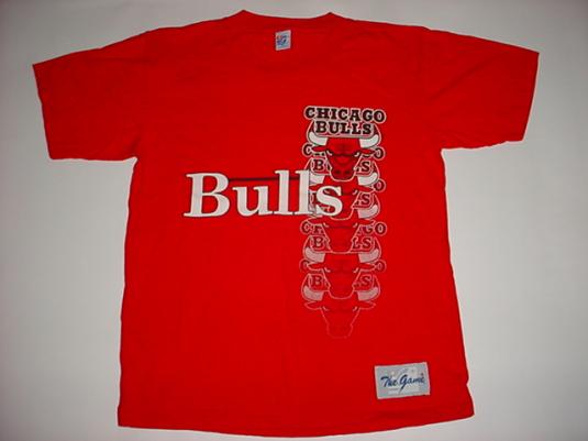 Vintage Chicago Bulls T-Shirt The Game 1990s L/M