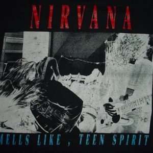 Vintage Nirvana T-Shirt Teen Spirit Kurt Cobain Dead M/L