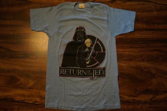 Vintage Star Wars Return of the Jedi GLOW Darth Luke T-Shirt