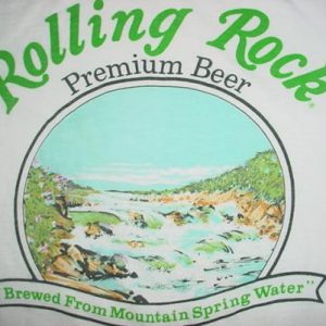 Vintage Rolling Rock Beer T-Shirt 1980s M/L