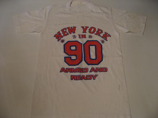 Vintage New York Mets Armed in 1990 T-Shirt S