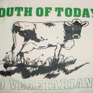 Vintage Youth of Today T-Shirt Go Vegetarian Revelation
