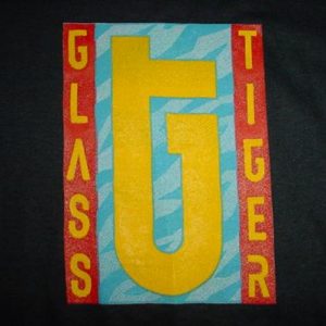 Vintage Glass Tiger T-Shirt Thin Red Line Manhattan L