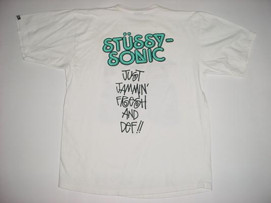 Vintage J.J.Fad T-Shirt Stussy Supersonic JJ M/L