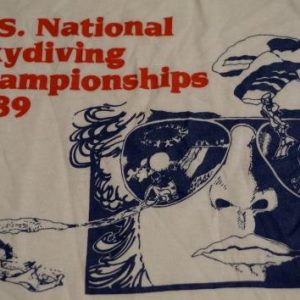 Vintage US National Skydiving Championships 1989 T-Shirt M/L