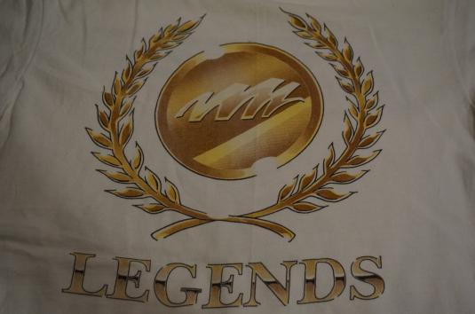 Vintage Barry Sheene T-Shirt Legends Grand Prix Motorcyle M