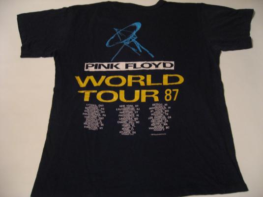 Vintage Pink Floyd World Tour 1987 T-Shirt M/S | Defunkd