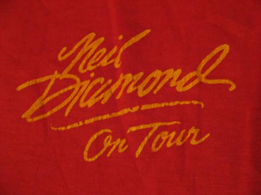 Vintage Neil Diamond On Tour T-Shirt M/L