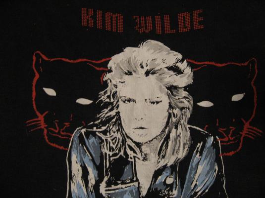 Vintage Kim Wilde T-Shirt New Wave S