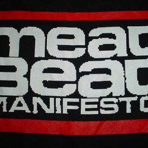 Vintage Meat Beat Manifesto Tour T-Shirt 99% MBM NOW 1991L