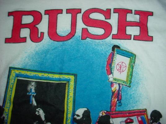 Vintage Rush Moving Pictures Jersey T-Shirt 1981 M/S