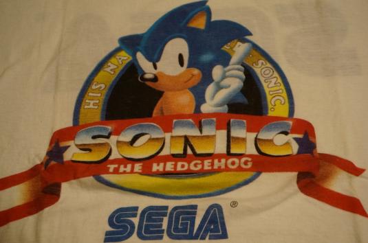 Vintage Sonic The Hedgehog SEGA T-Shirt L/M