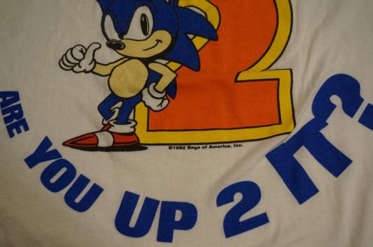 Vintage Sonic The Hedgehog SEGA T-Shirt L/XL