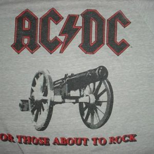 Vintage AC/DC For Those About to Rock T-Shirt M/L
