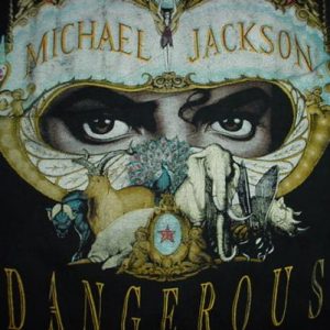 Vintage Michael Jackson Dangerous T-Shirt 1991 M/S