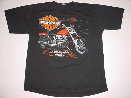Vintage Harley Davidson T-Shirt Hog Heaven MIami 1980s XL