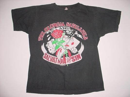 Vintage The Georgia Satellites T-Shirt Salvation Sin ’90 M/L | Defunkd