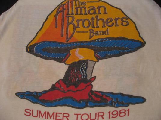 Vintage The Allman Brothers Band T-Shirt Jersey 1981 M | Defunkd