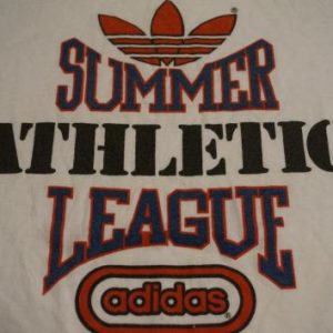 Vintage ADIDAS SUMMER ATHLETIC CAMP T-Shirt S