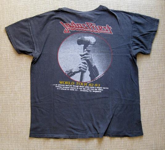 Rare 1982 Judas Priest Tour T-Shirt