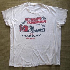 Rare 1978 Hot Rodding Championships T-Shirt