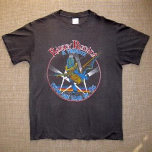 1987 Randy Rhoads Tribute Album Promo T-Shirt