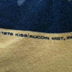Ultra Rare 1976 Kiss Destroyer Tee