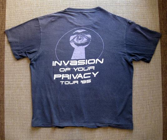 1985 RATT - Invasion of Your Privacy Tour t-shirt