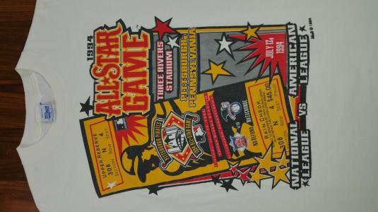 Vintage 1994 MLB All Star Game Pittsburgh Tee. Size XL