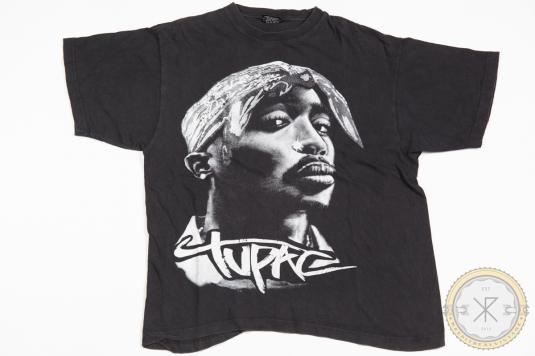 90's 2PAC TUPAC SHAKUR HIP HOP ARTIST VINTAGE T-SHIRT