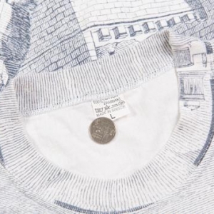 90'S GREECE ROMAN ALLOVER PRINT VINTAGE T-SHIRT