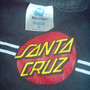 Vintage skateboard t-shirt, Santa Cruz skateboards