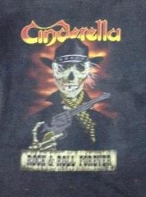 VINTAGE CINDERELLA TOUR 1989 ORIGINAL T-SHIRT