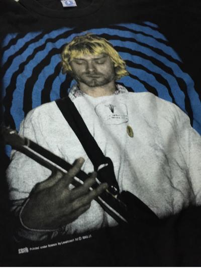 90s Bootleg Kurt Cobain Tshirt