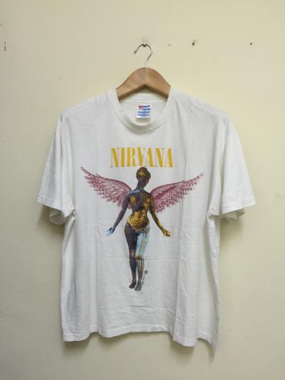 nirvana in utero shirt vintage