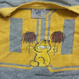 vintage garfield jim davis jersey t shirt