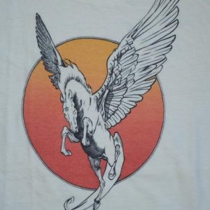 Vintage 1973 William Stout Comic Fantasy Art PEGASUS Shirt