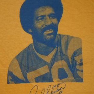Vintage 1970s 70s ISIAH ROBERTSON LA Rams NFL Football shirt