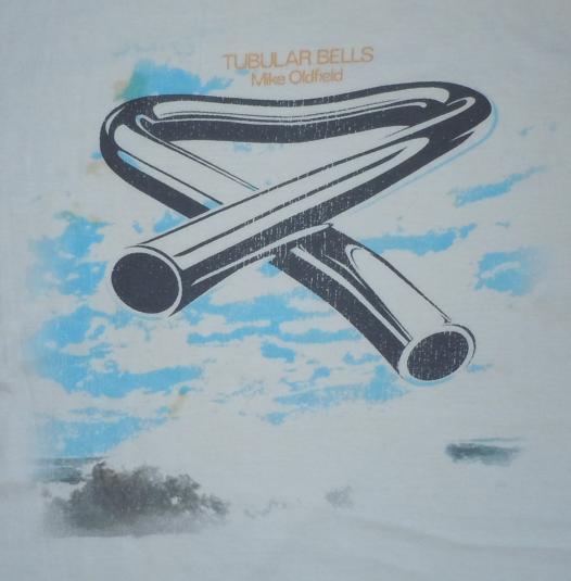 Vintage 1973 Mike Oldfield Tubular Bells Album Promo Shirt