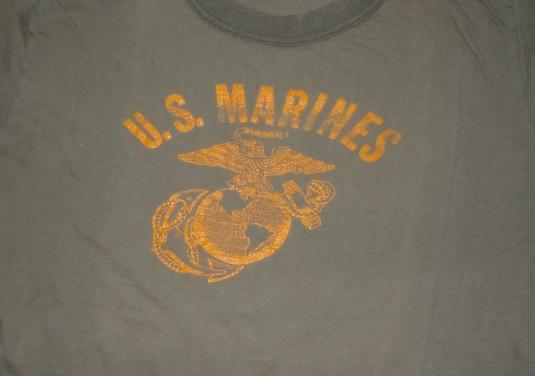 Rare Vintage 1970’s 70’s US Marines USMC Military T-Shirt