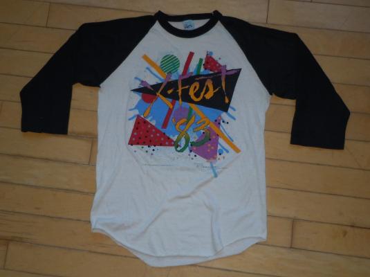 1983 X-Fest Concert Festival T-shirt Tom Petty Ramones &more